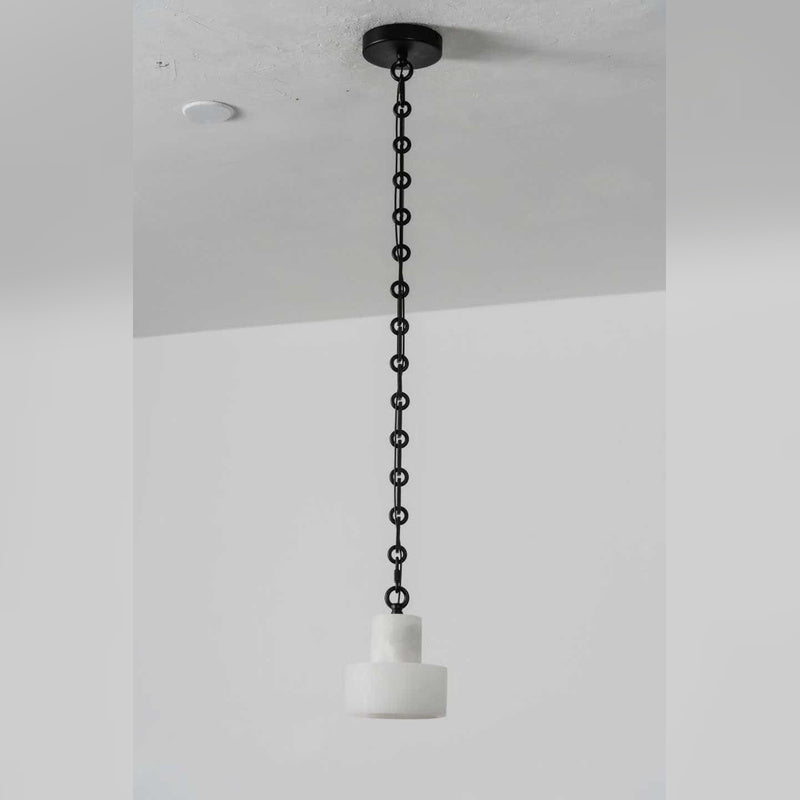 Mid-century modern Black Multi-Dome Branch Chandelier