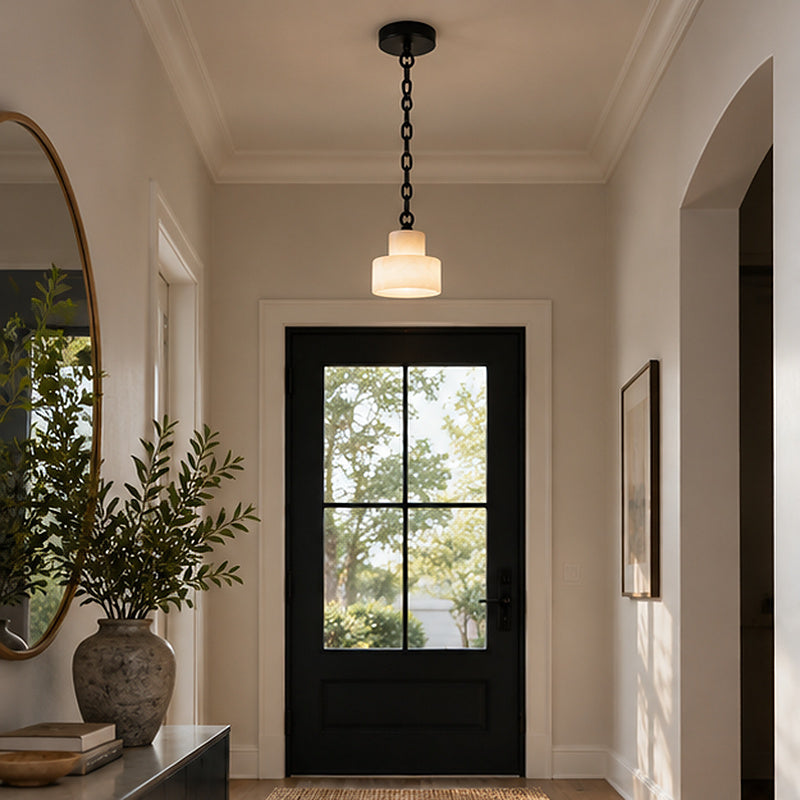 Mid-century modern Black Multi-Dome Branch Chandelier