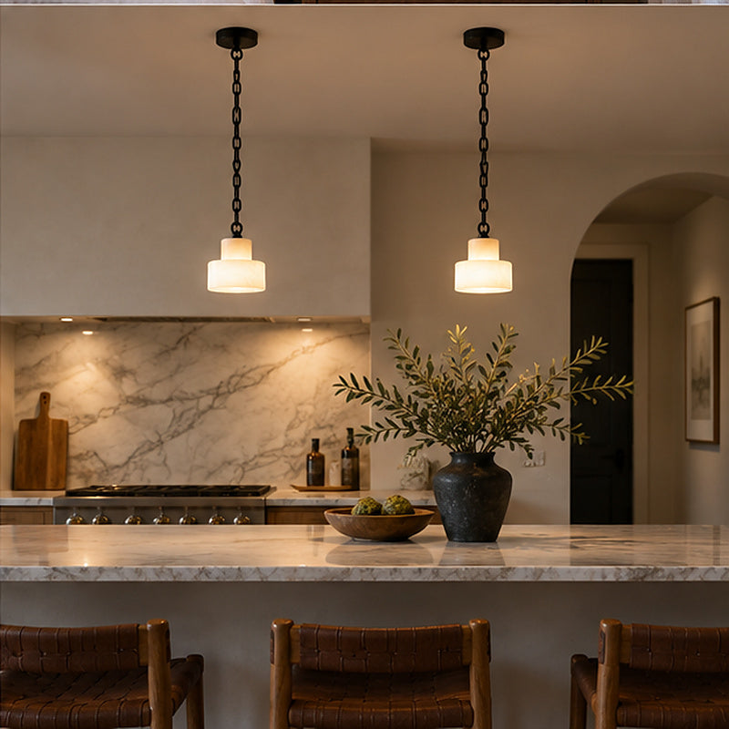 Mid-century modern Black Multi-Dome Branch Chandelier