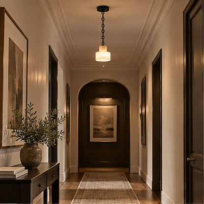 Mid-century modern Black Multi-Dome Branch Chandelier